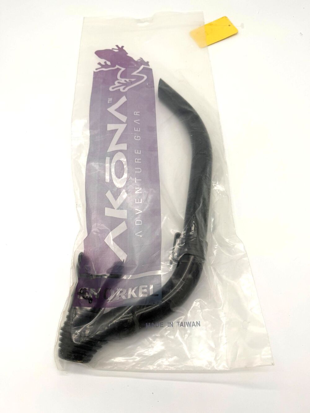 Akona Caicos Snorkel -Black Silicone- New In Original Packaging - Scuba Diving